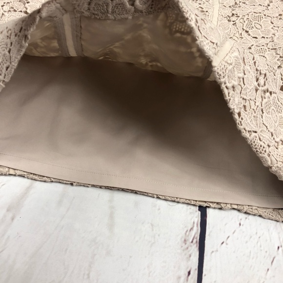 Ann Taylor Tan Lace Skirt - Picture 4 of 7